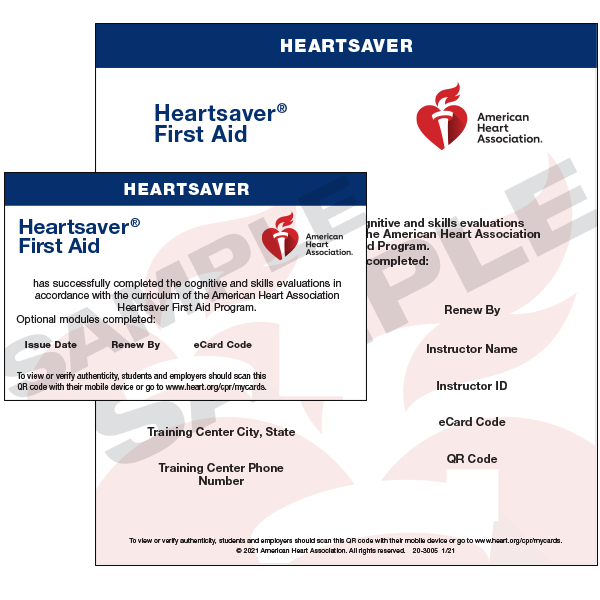 Heartsaver First Aid eCards