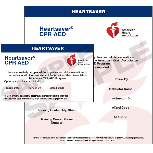 Heartsaver CPR/AED eCards